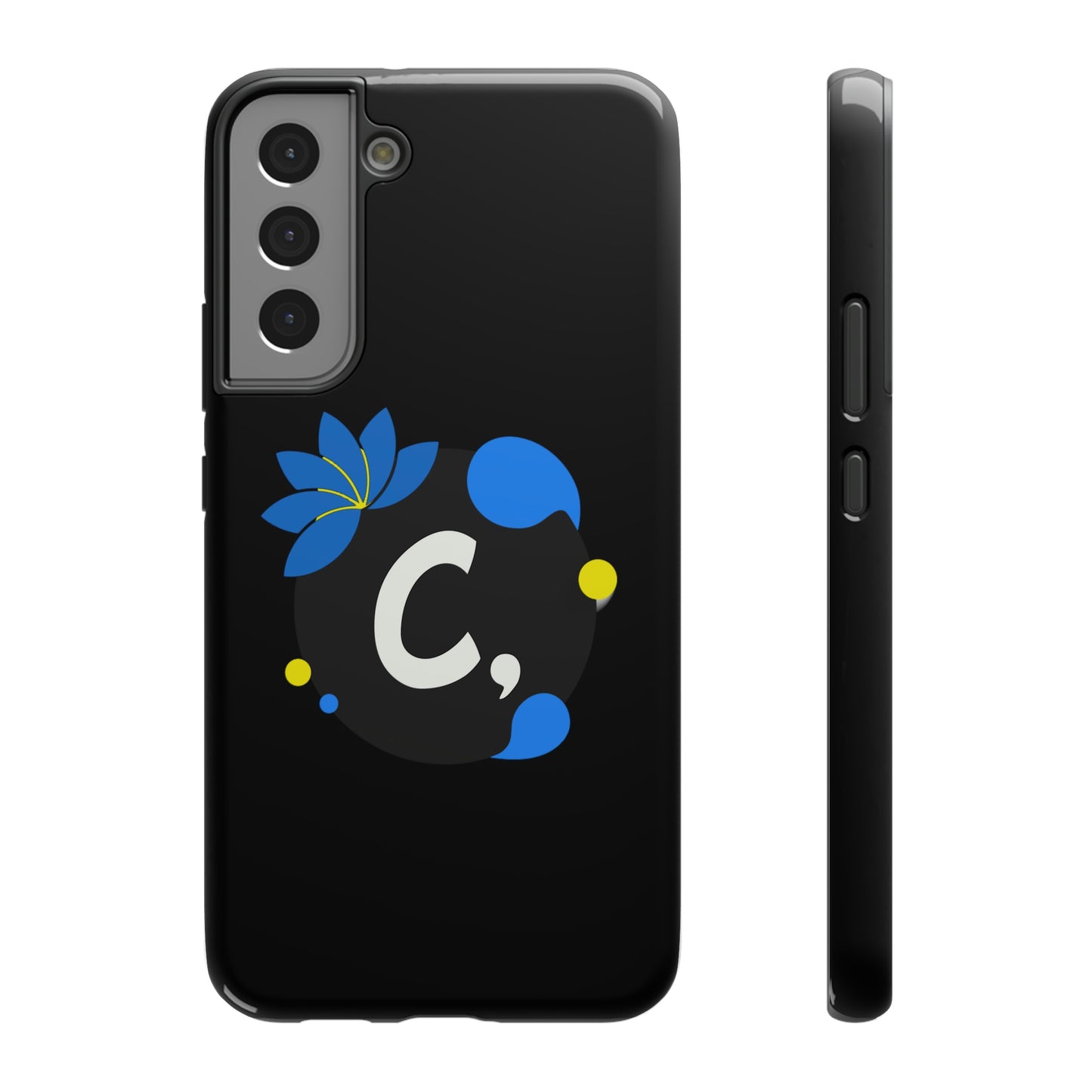 COMMaDiTYbrand *SiGNATuRE" All-Black Impact-Resistant Phone Case