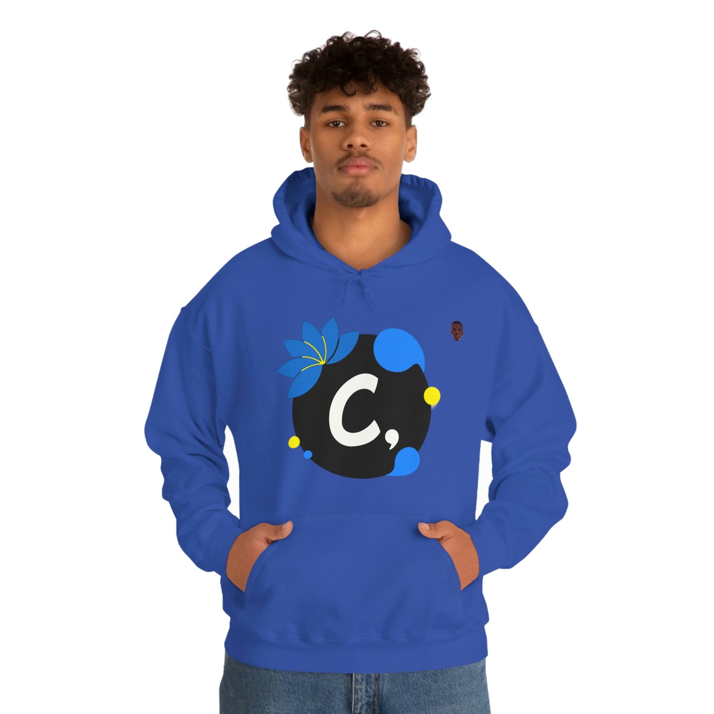 COMMaDiTYbrand *STAMPED" Men's Heavy Blend™ Hooded Sweatshirt
