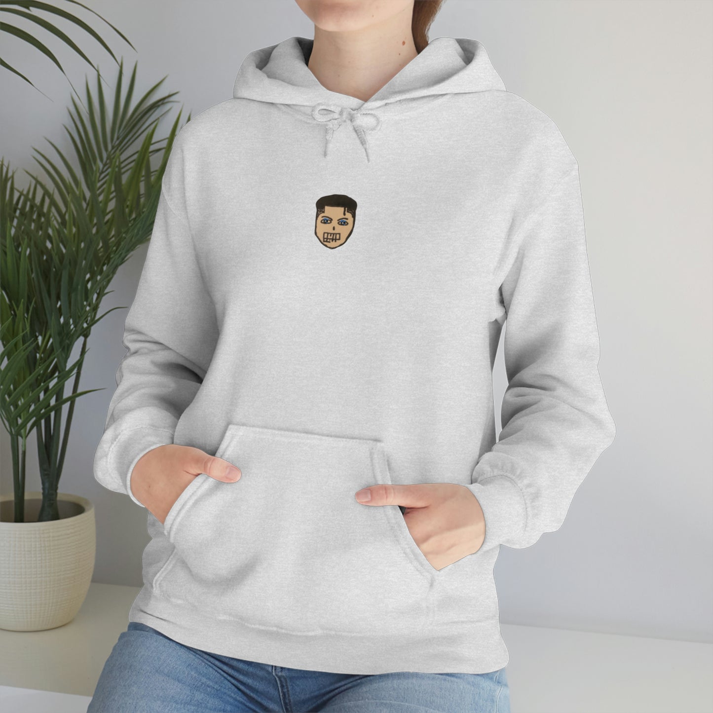 COMMaDiTYbrand *LiL FACE" Men's Heavy Blend™ Hooded Sweatshirt