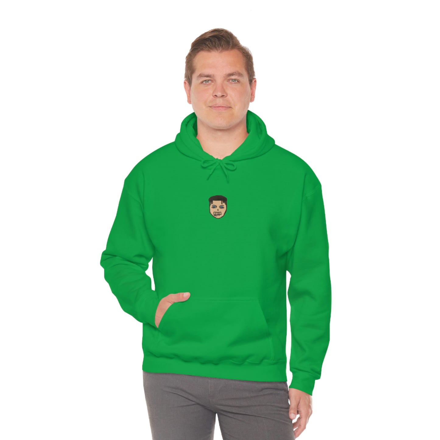 COMMaDiTYbrand *LiL FACE" Men's Heavy Blend™ Hooded Sweatshirt