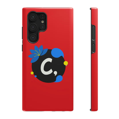 COMMaDiTYbrand All-Red *SiGNATuRE" Impact-Resistant iPhone 13 Phone Case