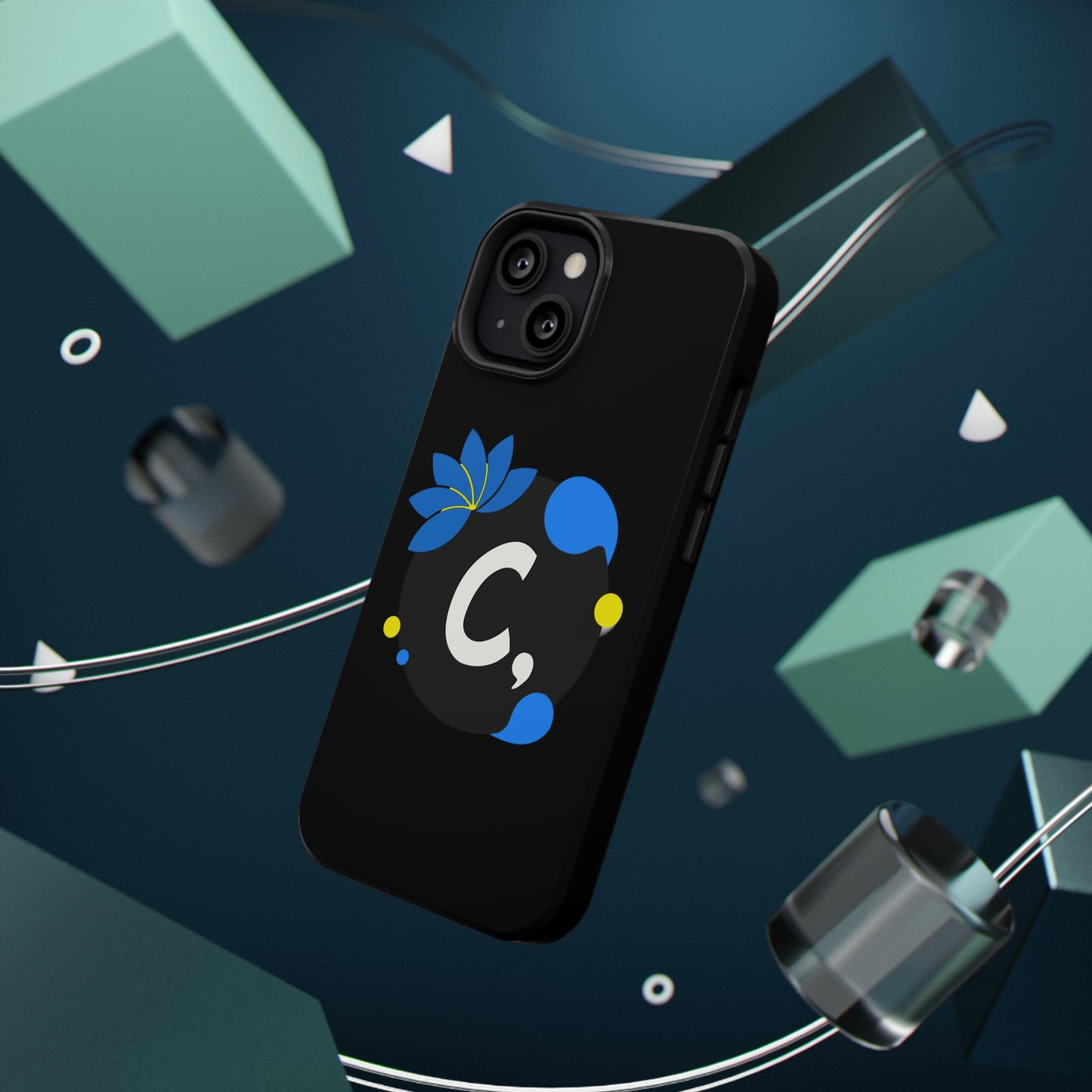COMMaDiTYbrand *SiGNATuRE" All-Black Impact-Resistant Phone Case