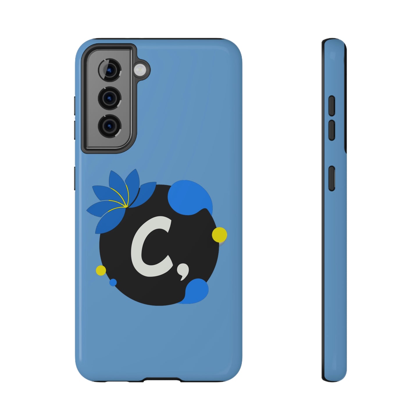 COMMaDiTYbrand SkyBlue *SiGNATuRE" Impact-Resistant Phone Case