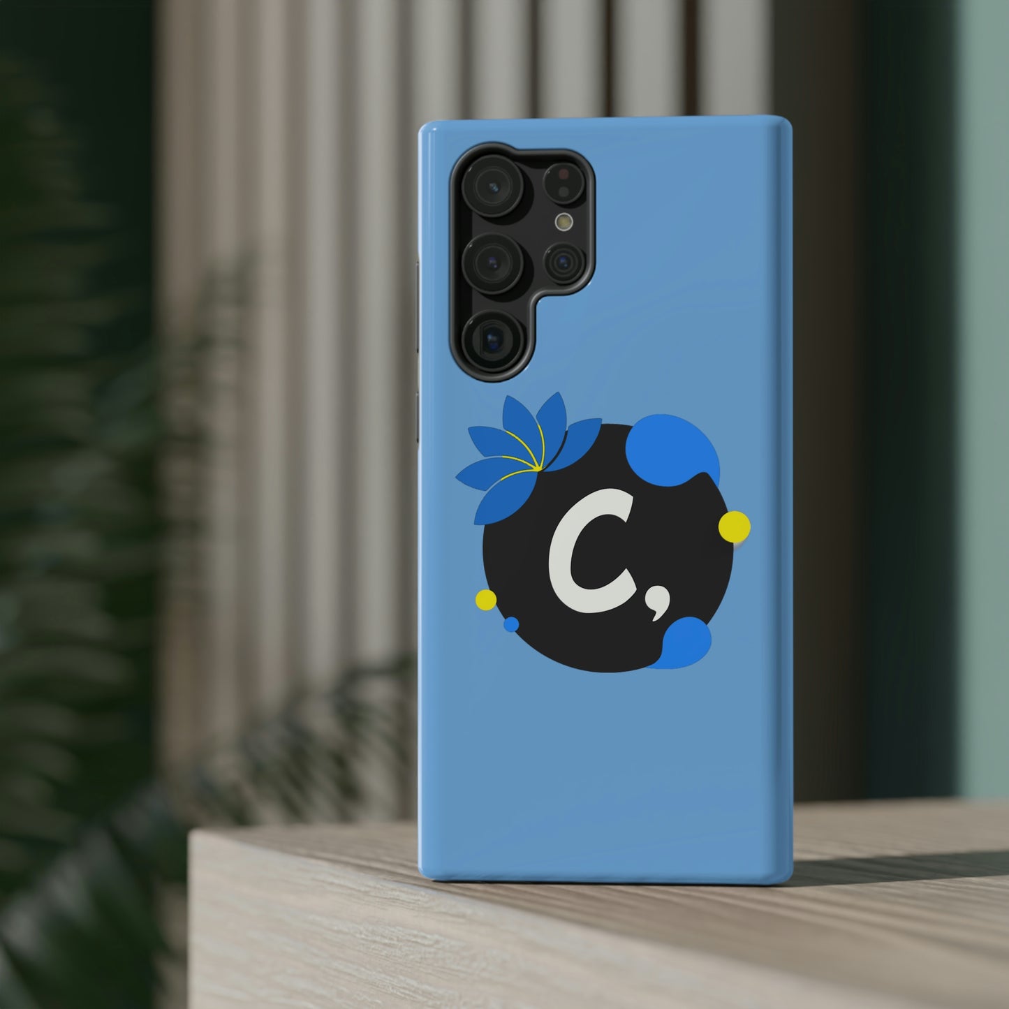 COMMaDiTYbrand SkyBlue *SiGNATuRE" Impact-Resistant Phone Case