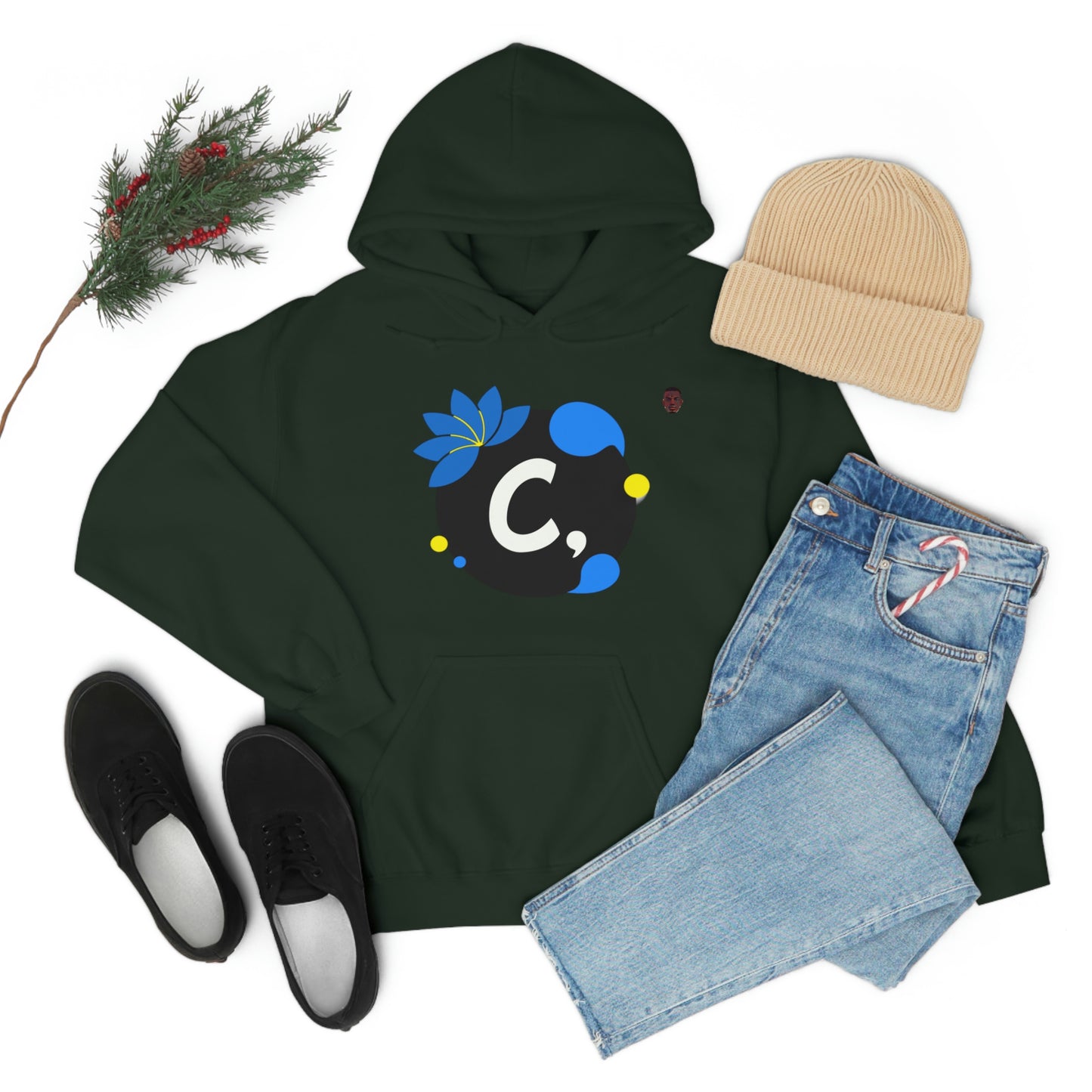 COMMaDiTYbrand *STAMPED" Men's Heavy Blend™ Hooded Sweatshirt