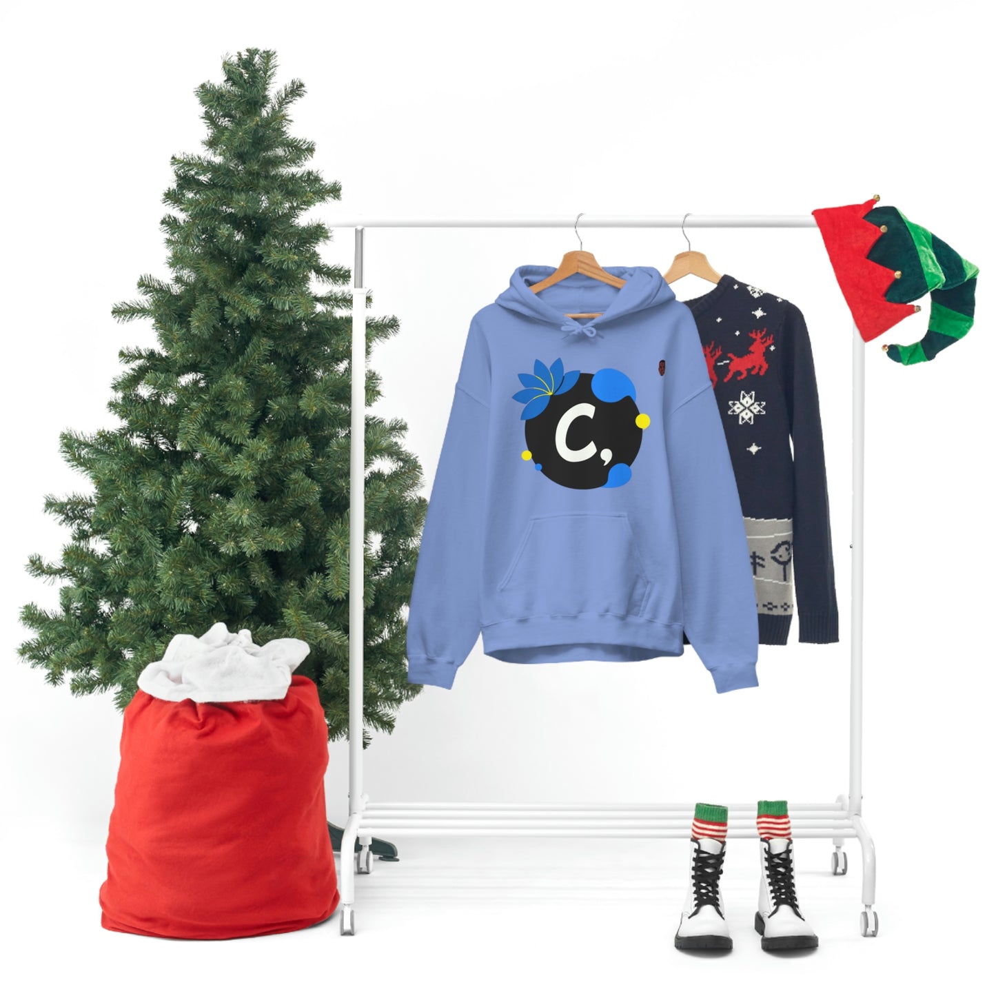 COMMaDiTYbrand *STAMPED" Men's Heavy Blend™ Hooded Sweatshirt