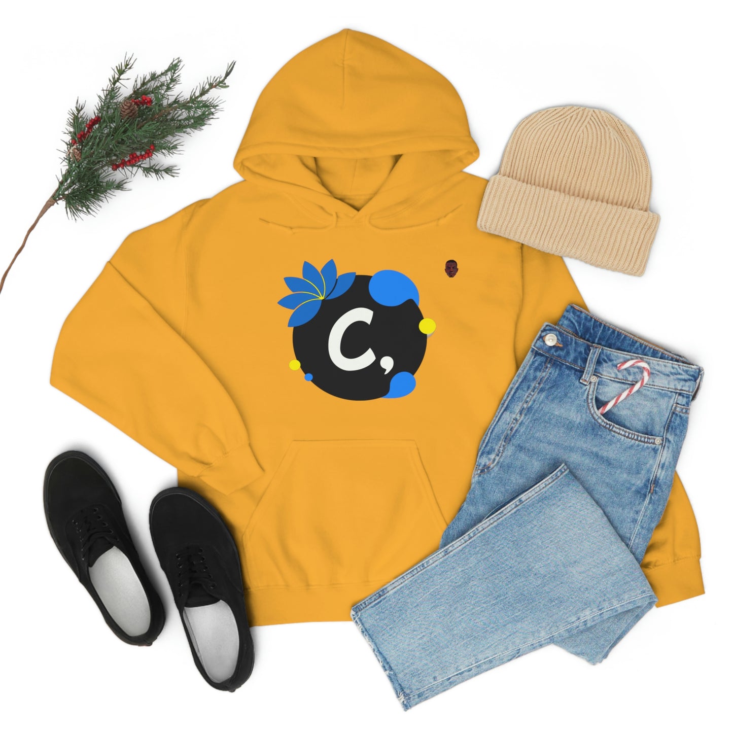 COMMaDiTYbrand *STAMPED" Men's Heavy Blend™ Hooded Sweatshirt