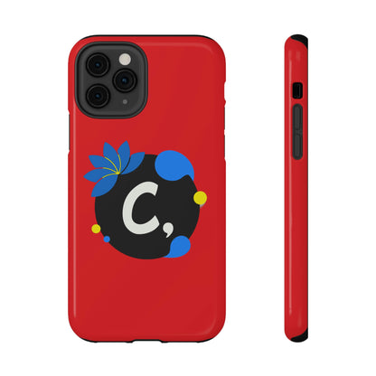 COMMaDiTYbrand All-Red *SiGNATuRE" Impact-Resistant iPhone 13 Phone Case