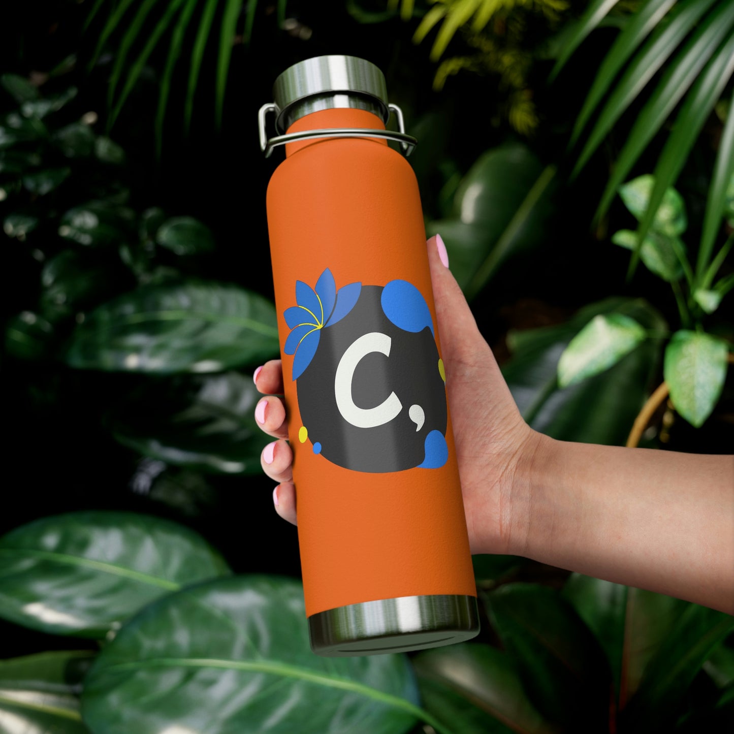 COMMaDiTYbrand *MEDiUM+MULTiCOLOR" Copper Vacuum Insulated Bottle, 22oz