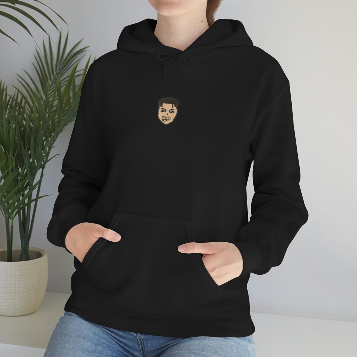 COMMaDiTYbrand *LiL FACE" Men's Heavy Blend™ Hooded Sweatshirt