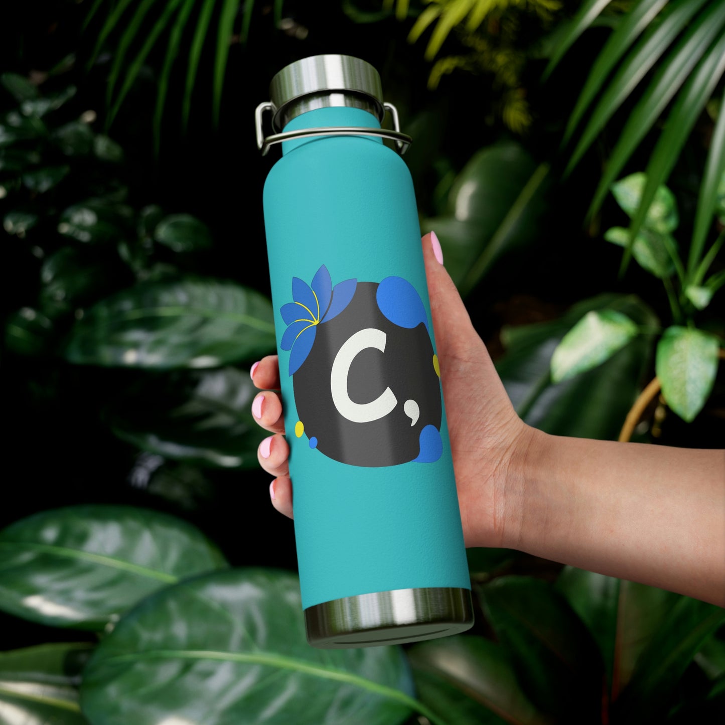 COMMaDiTYbrand *MEDiUM+MULTiCOLOR" Copper Vacuum Insulated Bottle, 22oz