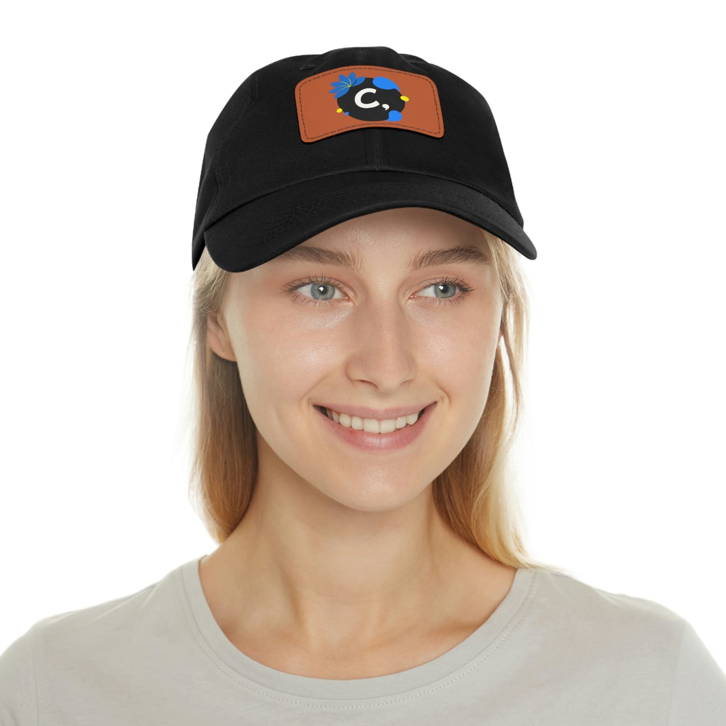 COMMaDiTYbrand *Leather Logo Patch" Dad Hat (available in multiple colors)
