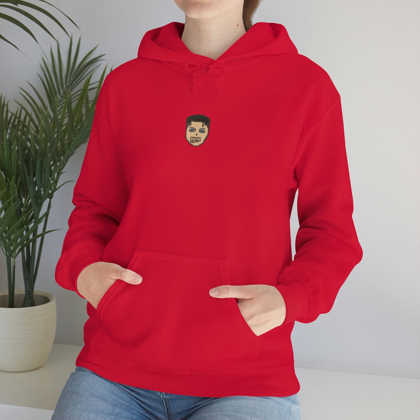COMMaDiTYbrand *LiL FACE" Men's Heavy Blend™ Hooded Sweatshirt