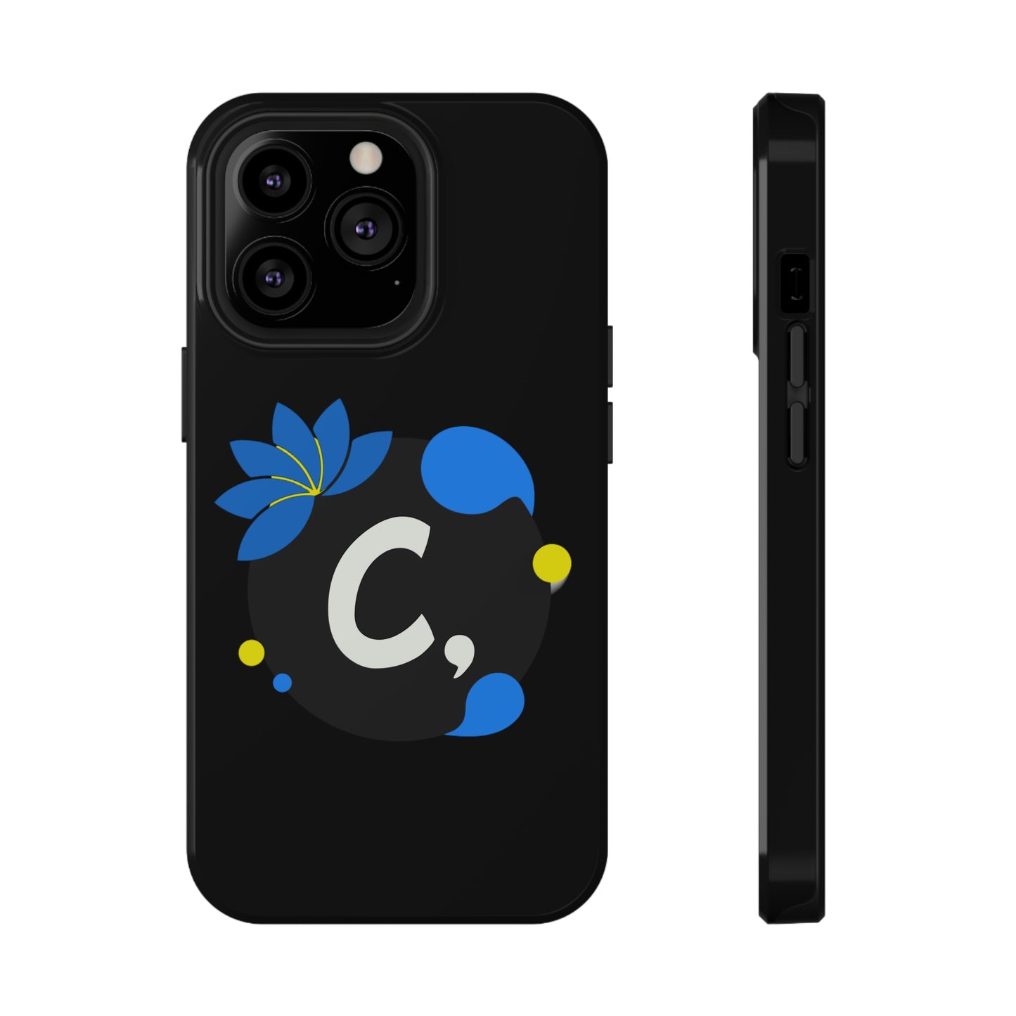 COMMaDiTYbrand *SiGNATuRE" All-Black Impact-Resistant Phone Case